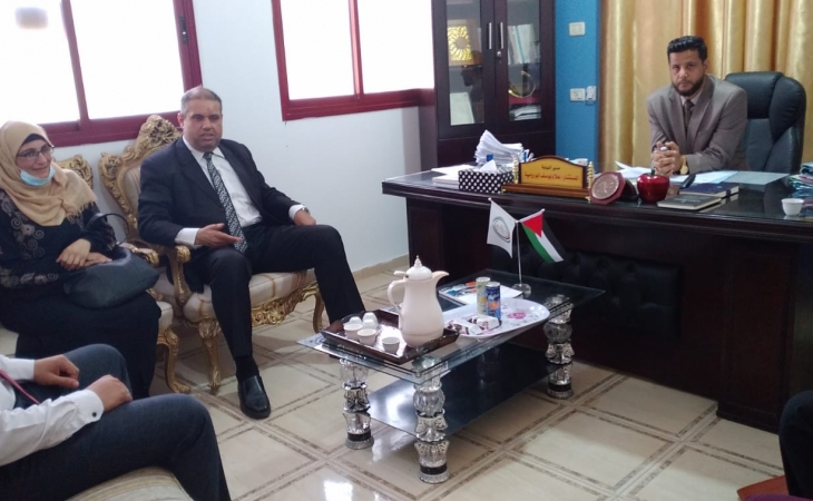 لجنة مسابقة النيابة المتميزة تقيم الأداء بنيابة بسرايا نيابات رفح وخانيونس