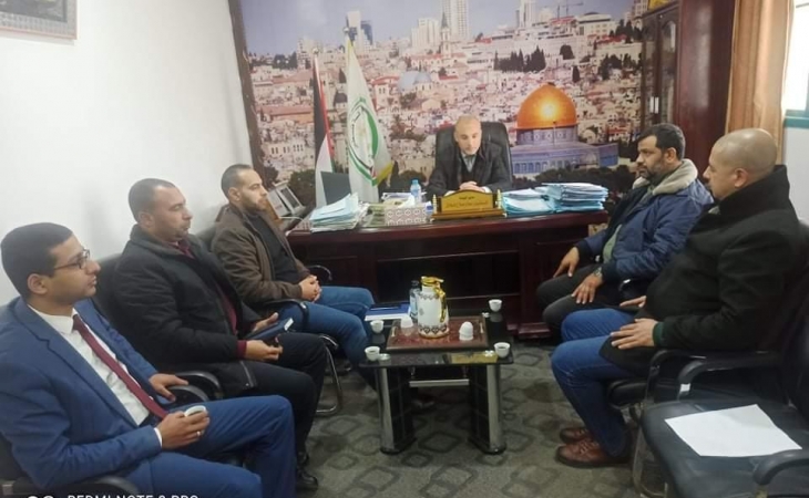 نيابة الوسطى الجزئية تعقد اجتماعاً مع المباحث العامة بالمحافظة الوسطى