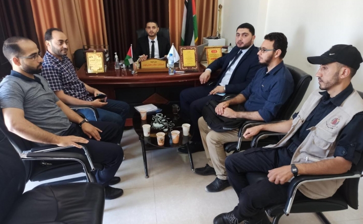 مدير نيابة غزة الاولي نفتخر ونعتز بطاقات شبابنا في المعمل الجنائي وهندسة المتفجرات 