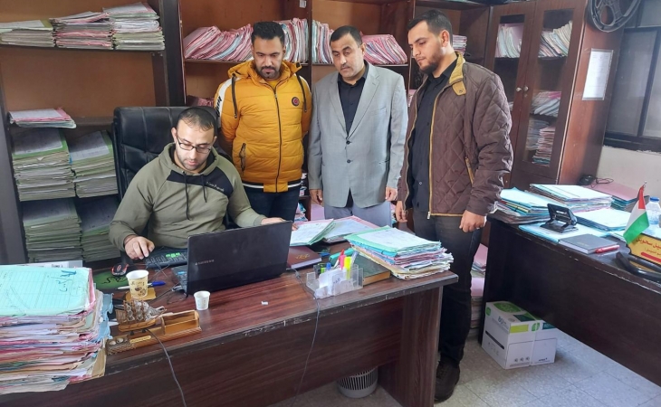 نيابة تنفيذ الأحكام الجزائية تواصل جولاتها  الإشرافية على النيابات الكلية في محافظات غزة