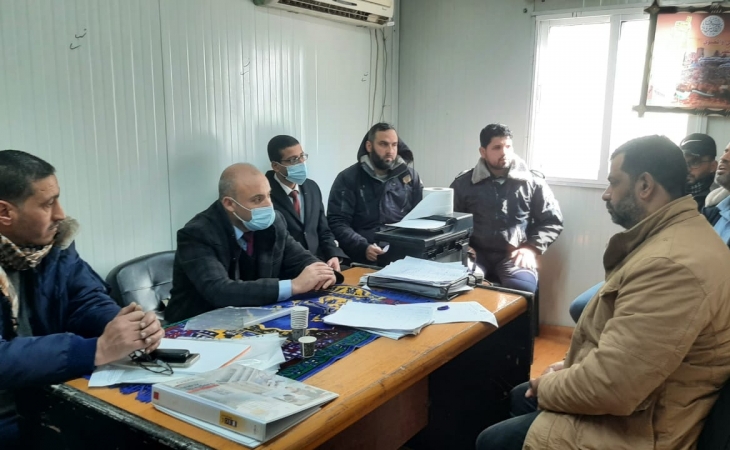 نيابة الوسطى وإدارة المباحث العامة بالمحافظة الوسطى تعقدان اجتماعاً مشتركاً لمناقشة بعض الظواهر الجُرمية