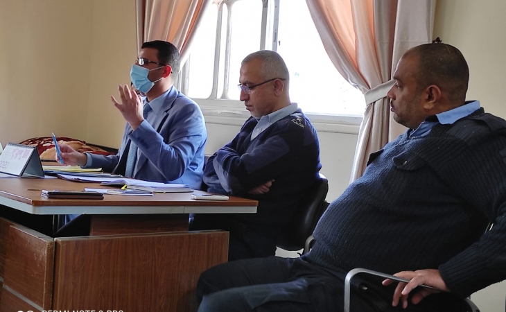خلال اجتماعهم بأقسام شرطة دير البلح...نيابة الوسطى تؤكد على العمل بمهنية وسلامة الإجراءات في بناء الملف الجزائي