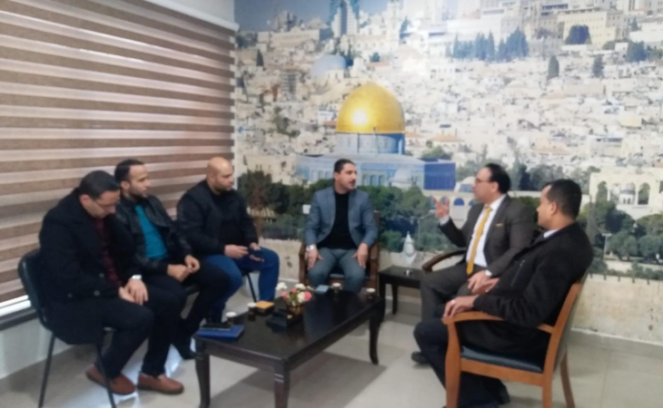 نيابة غزة الجزئية الثالثة تستقبل وفداً من الإدارة العامة للشؤون القانونية بوزارة الاقتصاد الوطني