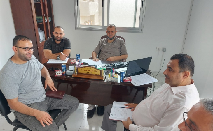 نيابة تنفيذ الأحكام الجزائية تجتمع مع نيابة الشمال الكلية