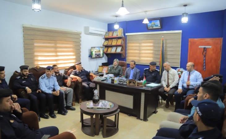 نيابة رفح الجزئية تستقبل قيادة شرطة محافظة رفح