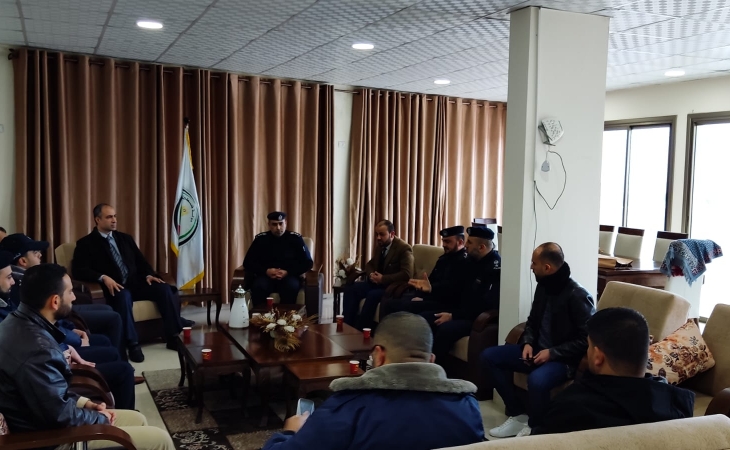  نيابة غزة الجزئية الثانية تكرّم قيادة مركز شرطة الرمال بمحافظة غزة