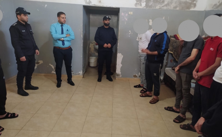 نيابة الوسطى الجزئية تُجري مناوبة على جميع المراكز الشرطية في المحافظة الوسطى في أول وثاني أيام عيد الفطر السعيد