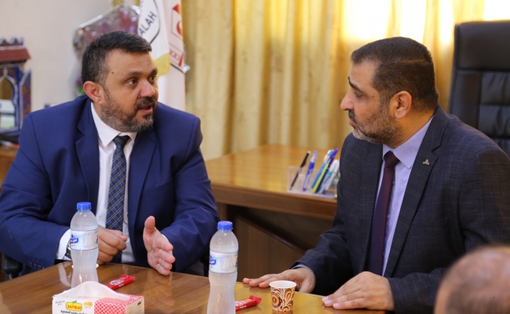 النائب العام يناقش مع رئيس بلدية دير البلح تعزيز التعاون وتيسير خدمات المواطنين وتحقيق المصلحة العامة 