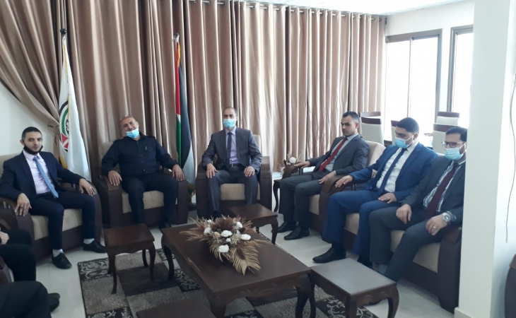 سرايا نيابة غزة تستقبل مدير شرطة المحافظة و مجلس قيادة الشرطة