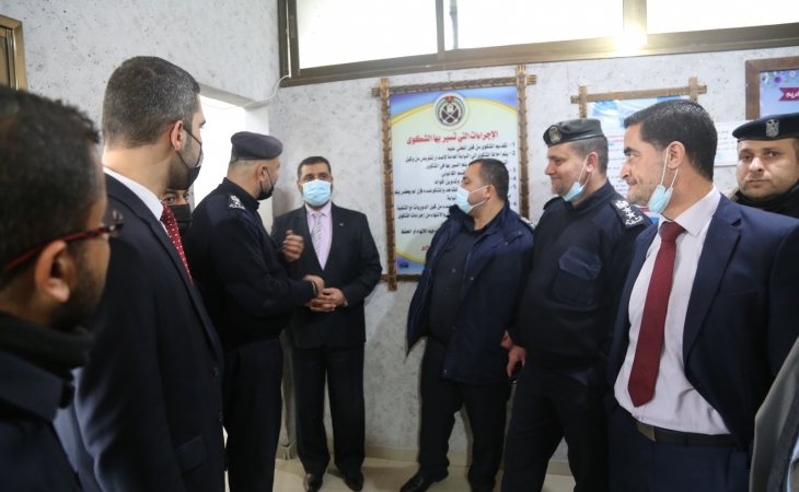 خلال زيارته لشرطة معسكر جباليا...النائب العام: نهدف من الزيارات التفقدية للمراكز الشرطية تعزيز تضافر الجهود في بسط الأمن وتحقيق العدالة وإرساء سيادة القانون