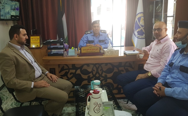 نيابة تنفيذ الاحكام تتفقد مركز تأهيل و اصلاح خانيونس والمراكز الشرطية بالمحافظة