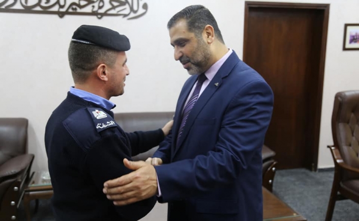 النائب العام يؤكد خلال اجتماعه مع الشرطة القضائية في محافظة غزة على حسن استقبال الجمهور