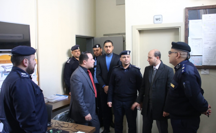 نيابة غزة الجزئية الثانية تُجري زيارة تفقدية لمركز شرطة الشيخ رضوان