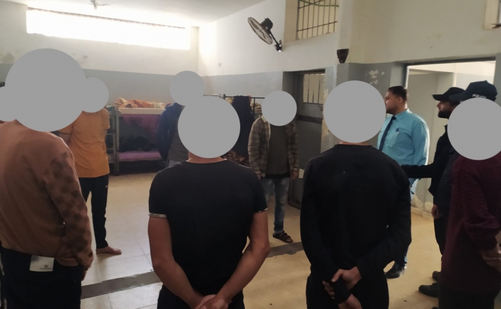 نيابة الوسطى الجزئية تُجري مناوبة على جميع المراكز الشرطية في المحافظة الوسطى في أول وثاني أيام عيد الفطر السعيد