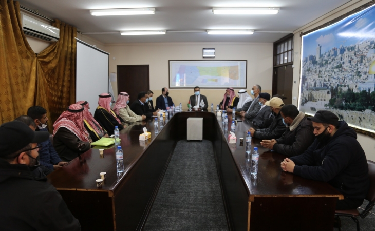 النائب العام يستقبل مخاتير ووجهاء وشباب قبيلة القطاطوة ويؤكد المحافظة على الاستقرار والسلم المجتمعي