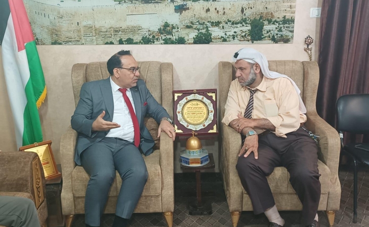 نيابة غزة الجزئية الثالثة تجتمع مع الإدارة العامة لشئون العشائر