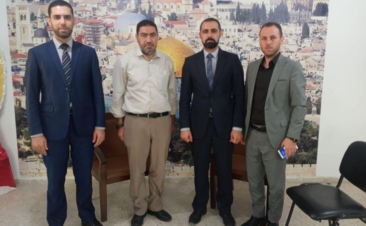 نيابة شمال غزة تستقبل اللجنة الشعبية لشئون اللاجئين بمخيم جباليا