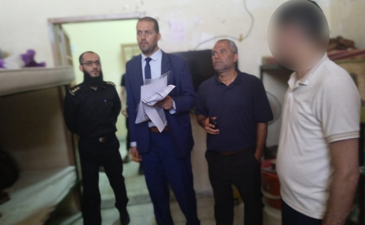 نيابة خانيونس الكلية تُجري زيارة تفقدية لمركز سجن أصداء