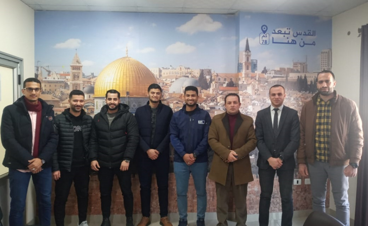 نيابة غزة الجزئية الثانية تجتمع بدائرة الجرائم الإلكترونية