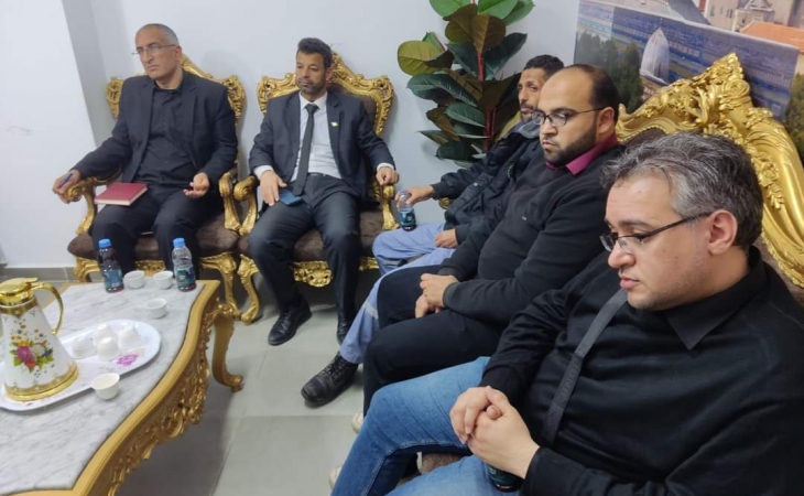نيابة خانيونس الجزئية تجتمع مع شركة كهرباء فرع خانيونس