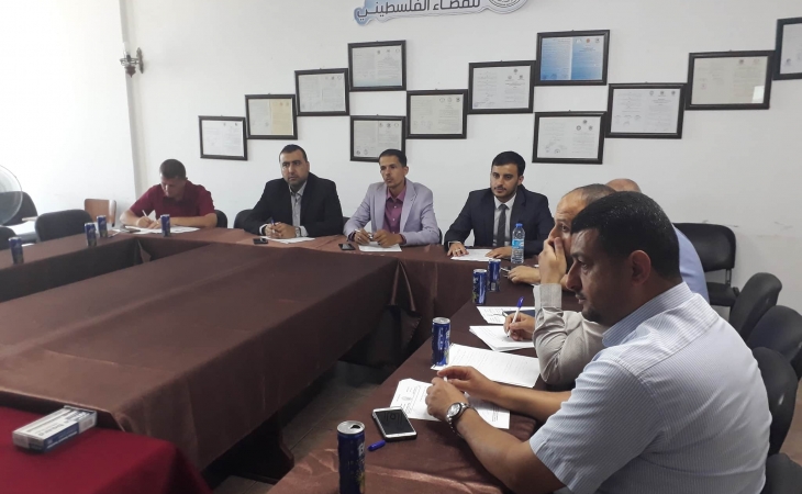 المعهد العالي للقضاء الفلسطيني  ينظم ورشة عمل بشأن إعتماد الخبراء