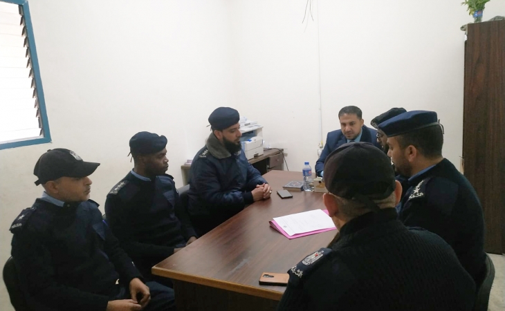نيابة الوسطى الجزئية تُجري جولة تفتيشية على مركز شرطة دير البلح