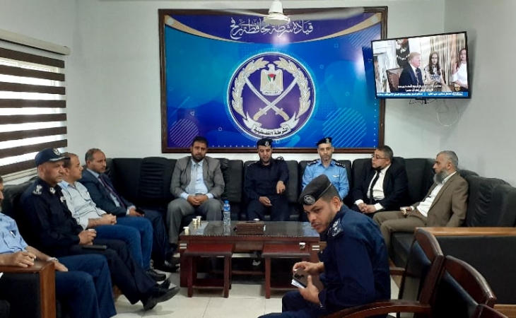 رئيس نيابة رفح الكلية  ومدير شرطة المحافظة يؤكدان على تعزيز التعاون الاجرائي لتحقيق  العدالة الناجزة