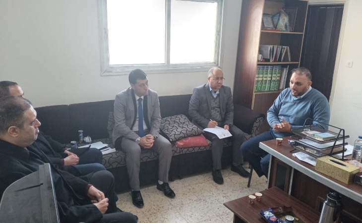 التفتيش القضائي بالنيابة العامة يعقد اجتماعاً مع دائرة الجرائم الإلكترونية