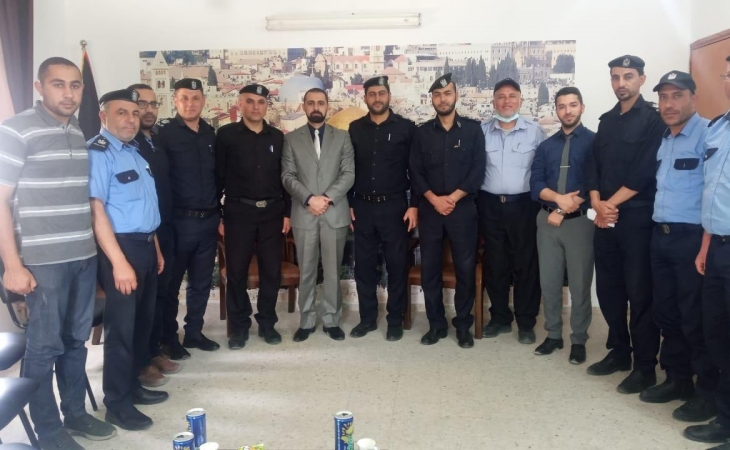 مدير نيابة شمال غزة  يستقبل مدير مركز شرطة بيت لاهيا ويؤكد على تحقيق الأمن وإرساء العدالة مع الشركاء