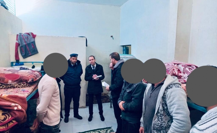 نيابة الوسطي الجزئية تجرى جولة تفتيشية على مراكز شرطة المحافظة الوسطى