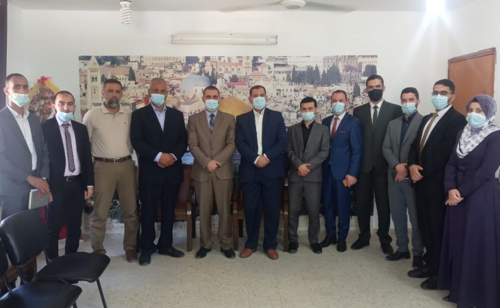 مدير نيابة شمال ومدير الشؤن القانونية بسلطة الأراضي يبحثان تعزيز حماية المال العام ومقدرات الدولة
