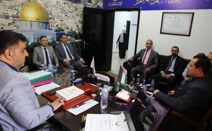 المكتب الفني في النيابة العامة يجتمع مع ديوان النائب العام ومدراء النيابات الجزئية