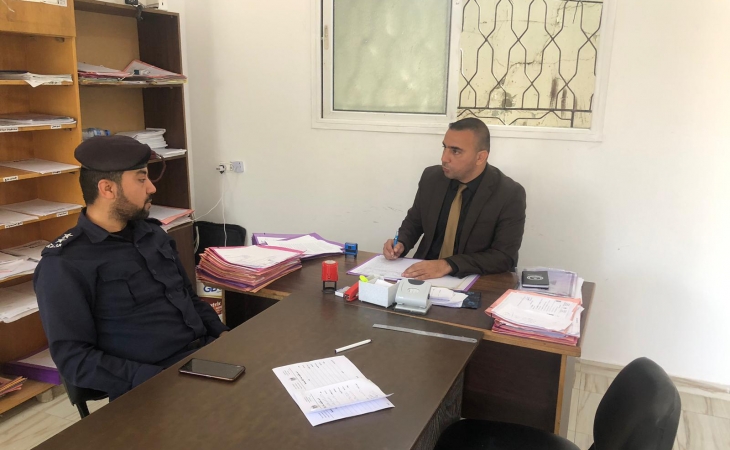 نيابة شمال غزة الجزئية تُجري مناوبة على جميع المراكز الشرطية في محافظة شمال غزة في ثاني أيام عيد الفطر السعيد