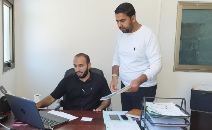 دائرة الأرشيف المركزي في النيابة العامة تُجري جولة تفقدية على كافة النيابات الجزئية في قطاع غزة