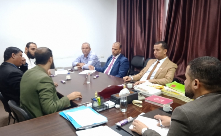 نيابة خان يونس الكلية تجتمع مع محكمة صلح خان يونس