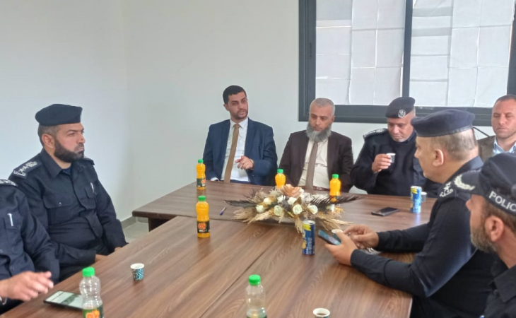 نيابة خانيونس الجزئية تستقبل محافظ شرطة رفح والوفد المرافق معه