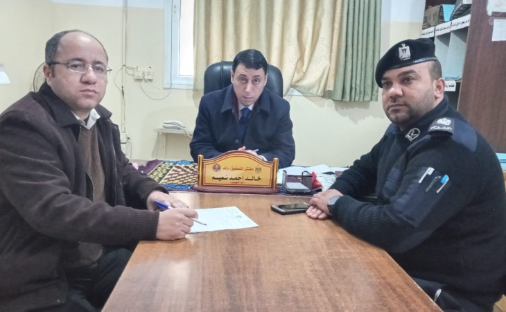 التفتيش القضائي يواصل جولاته التفتيشية على مراكز شرطة محافظة غزة