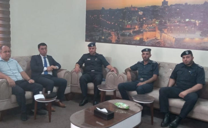 التفتيش القضائي في النيابة العامة يُجري زيارات تفتيشية  على المراكز الشرطية في المحافظة الوسطى