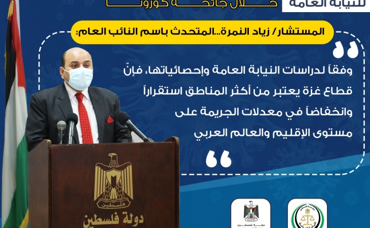 مؤتمر صحفي للنيابة العامة حول جهود النيابة العامة وأعمالها خلال جائحة كورونا