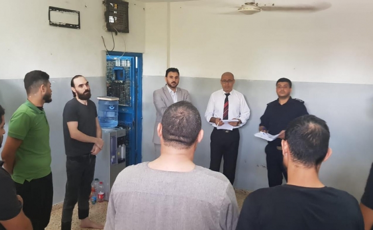 نيابة تنفيذ الأحكام تتفقد العمل في المراكز الشرطية بشرق غزة لتعزيز التعاون ومتابعة تنفيذ الاحكام في القضايا الجزائية