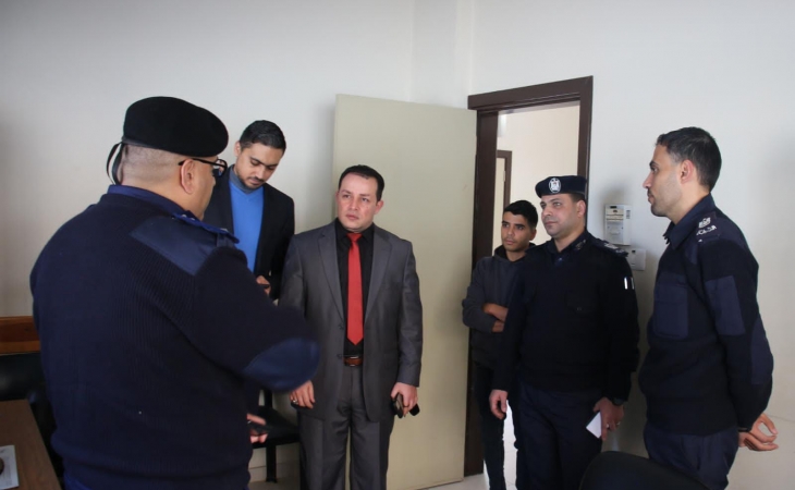 نيابة غزة الجزئية الثانية تُجري زيارة تفقدية لمركز شرطة الشيخ رضوان