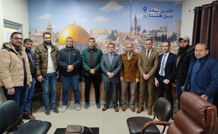 نيابة غزة الجزئية الثانية تجتمع بقيادة مكافحة المخدرات