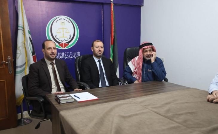 سرايا نيابة الوسطى تستقبل وفدَي رابطة علماء فلسطين ولجنة العلاقات العامة لحركة حماس في المحافظة الوسطى