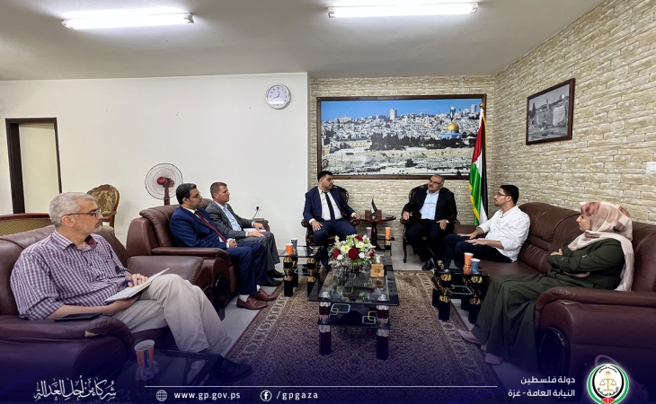 المكتب الفني بالنيابة العامة ووزارة الأشغال العامة يبحثان تطوير سبل التعاون المشترك