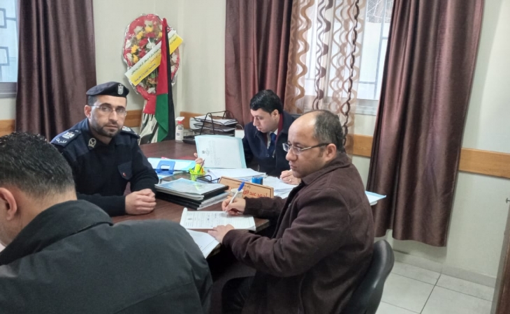 التفتيش القضائي يواصل جولاته التفتيشية على مراكز شرطة محافظة غزة