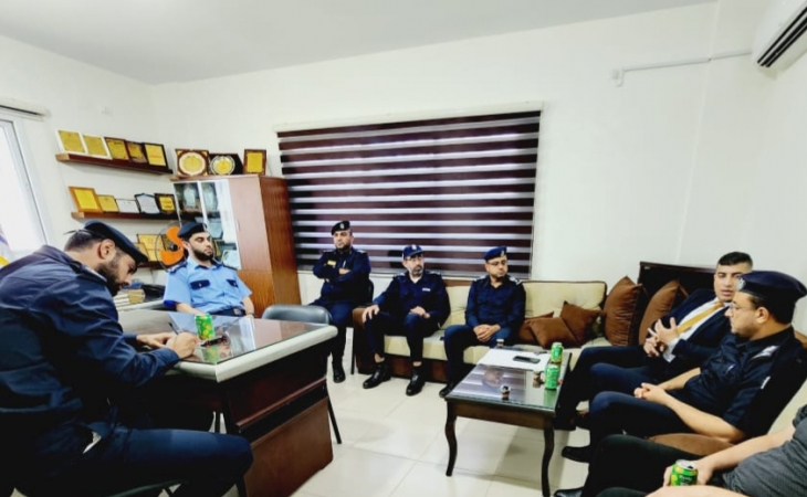  دائرة الشيكات بنيابة غزة الجزئية الثالثة تنظم زيارة لمركز شرطة التفاح والدرج