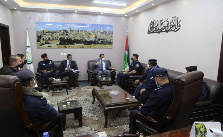 النائب العام يستقبل مدير عام وضباط الادارة العامة لشرطة المرور