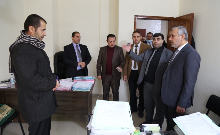 النائب العام يشرع بسلسلة زيارات تفقدية للنيابات في المحافظات لمتابعة سير العمل وجودة الأداء