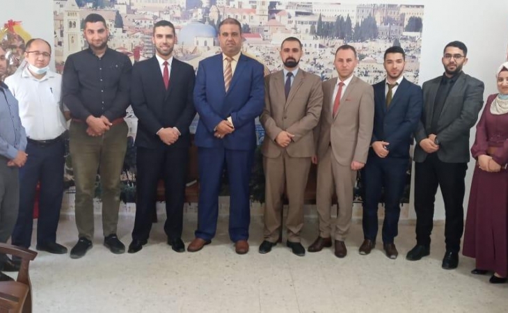 التفتيش القضائي يتفقد العمل بنيابة شمال غزة 