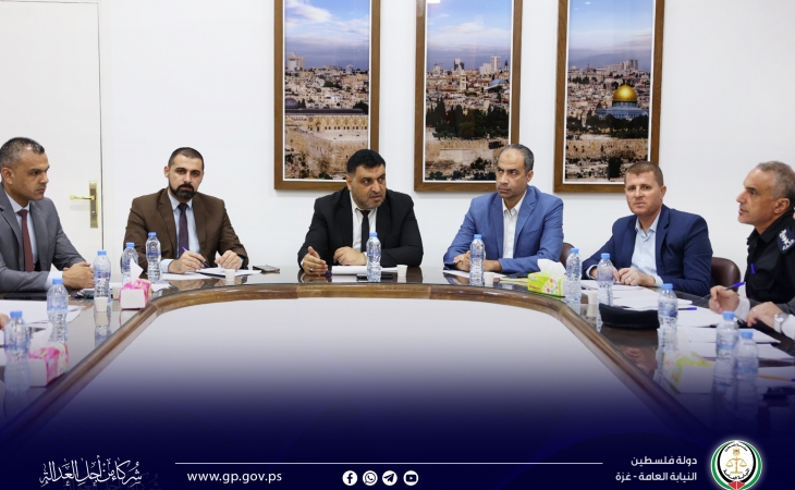 المكتب الفني في النيابة العامة يجتمع مع شرطة مكافحة المخدرات ومفتش عام الشرطة